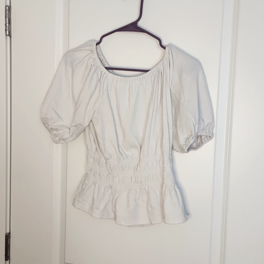 Loft white top